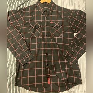 Dixxon mens small “Gridlock” flannel